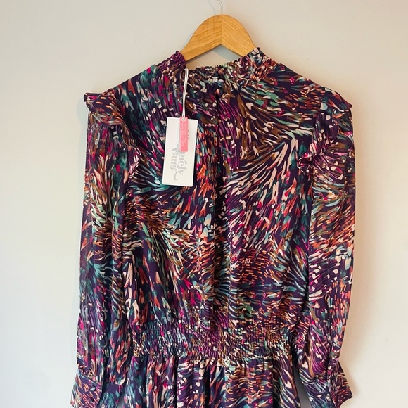 Sincerely Ours Long Sleeve Mini Dress NWT - Picture 7 of 9